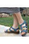 Orthopedic Leather Women's Sandals 11317 - 2