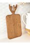 Geyik Model Wooden Cutting and Presentation Board - Decorative Object Single Piece - 2