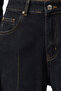 Black Ribbed High Waist Wide Leg Jeans Twoaw25Je00182 - 5