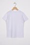 Smıle Printed White Color Girls' T-Shirt - 3