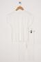 Crew Neck Ecru Color Girl's Thai Suit - 2