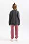 SofT Furry PrinTEd SwEatshirt and TracKsuiT SET for Girls - B5642a823wn - 7