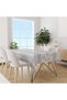 Washable Wipeable Stain Resistant Fabric Look Hygienic Tablecloth