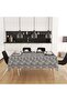 Table Cloth Oilcloth Washable Wipeable Stain Resistant Fabric Look Hygienic Table Cloth - 4