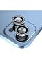 iPhone 13 & 13 Mini Compatible Stone Camera Protector Diamond Series Stone Silver [Set of 2] - 2