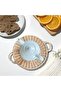 Wicker presentation plate, washable wicker mesh presentation plate plate - 2
