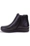 103180 Black Orthopedic 5 Point Daily Women's Leather Boots - 3