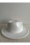Panama Fedora Cowboy Classic Model White Color Unisex Hat - 4