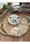 Wicker presentation plate, washable wicker mesh presentation plate plate - 3