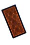 Yellow Adhesive Rectangular Black Rimmed Plastic Reflector Cat Eye Caravan/Van/Trailer - 3