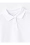 Lcw Kids Buxe White Polo Neck Basic Girls' T-Shirt 2-Piece - 3