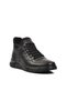 726 Model Black Genuine Leather Men's Boots - 3