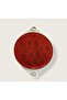 Red Screw-In Round Plastic Reflector Cat Eye Caravan/Van/Trailer