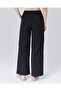 Linen Blend Plazzo-Like Trousers Oversize Cut - 6