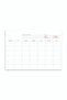 A4 Desktop Undated Monthly Planner, 12 Sheets, Cover-Bound Planner - 7