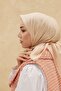 Plain Shiny Evening Scarf - Light Gold