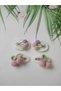 Mixed Color Organic 4-Pack Hair Accessory Snap Clip