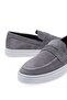 Ravenna Gray Suede Leather Men's Loafer Shoes - 4
