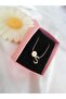 Women's Gold Mini Letter S Necklace, Initial Necklace