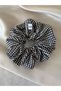 Black Scrunchie - Gingham Rubber Buckle