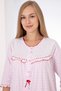 Long Sleeve 100% Cotton Combed Shooting Mother's Nightgown, Hospital, Pregnant and Maternity Nightgown - 6