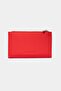 2804 Genuine Real Leather Zippered Women's Wallet Flother Red - 3