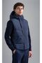 Men's Brand Logo Hooded Collar Navy Blue Vest 14312006-013 - 2