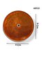 Yellow Screw-On Round Plastic Reflector Cat Eye Caravan/Van/Trailer - 2