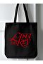 Lana Del Rey Design Thick Black Canvas Tote Bag Canvas Shoulder Bag, Shopper Bag - 2