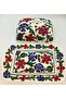 Handmade Brush Painting Tile Butter Bowl with Lid - 3