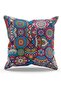 Double Sided Printed Anatolia 10 Patterned Suede Throw Pillow Case