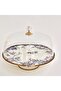 Ebruliemaye Blue Vintage Enamel Cake Stand - 2