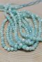 Quarter String (9cm Long!) Amazonite Stone Quarter Beads 3.5mm - 3