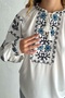 Tasseled embroidered cotton blouse - 2