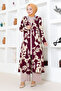 Viscose Patterned Triple Set - 0332BGS895 Plum Vision