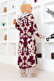Viscose Patterned Triple Set - 0332BGS895 Plum Vision - 5