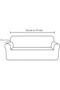 Child and Pet Friendly Stain Resistant, Washable 3-Person Elastic Seat Cover - 6