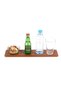 Coaster bottle and snack holder rainbow vegan 9.5x42 cm - 2