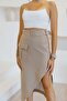 Waist Belt Accessory Pocket Detailed Cross Skirt