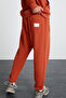 Callum Men's 3 Thread Raster Warm Tile Color Sweatpants with Elastic Waist - 4