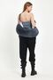 Fluffy Plush Moon Bag with Zipper, Lined, Shoulder & Crossbody / Sports & Casual Bag (Size:26 En:59) - 6