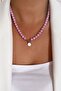 Pearl Pendant Jewelled Bead Necklace