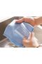 Blue Color 1 Piece Super Soft Microfiber Micro Fiber Cloth Home Cleaning Glass Cleaner Cloth 40x40cm - 3