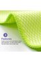 Green Color 1 Piece Antibacterial Microfiber Carpet Sofa Floor Cleaning Micro Cloth 40x40cm - 4