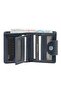 Genuine Leather Navy Blue Women's Wallet S1CB00005674 - 4