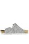 Lens Women's Slippers Silver Sim - 4