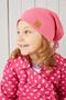 Baby Girl Child Pink Hat Beanie Handmade Comfortable Skin-friendly 100% Cotton Camisole