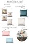 Double Sided Printed Ramadan Powder Patterned Set of 4 Suede Throw Pillow Cover Ramadan Kareem
