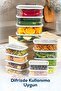 Set of 16 Airtight Storage Containers Grey 4X(250-500-750-1200 ml) - 4