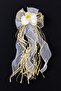 White Orchid Bundle Ornament, Bride Groom Dowry Wedding Engagement Convoy Bridal Car Circumcision Henna Ornament 1 Piece